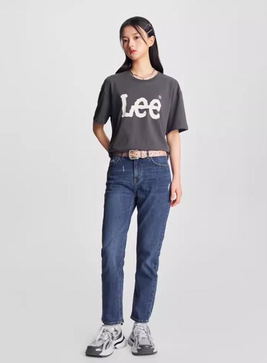 LEE新品422中腰直脚中蓝色女牛仔裤潮LWB2464226BW00F 商品图2