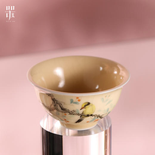 器度汝窑玉钓杯（花鸟） 商品图2