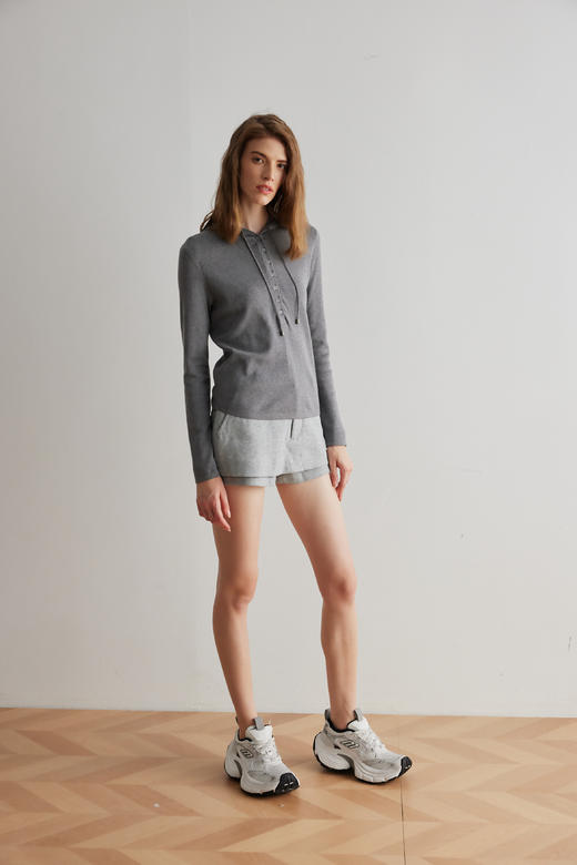 COCO ZONE2024夏季新款纯色短款裤裙百搭休闲半身裙CC1B0666 商品图1