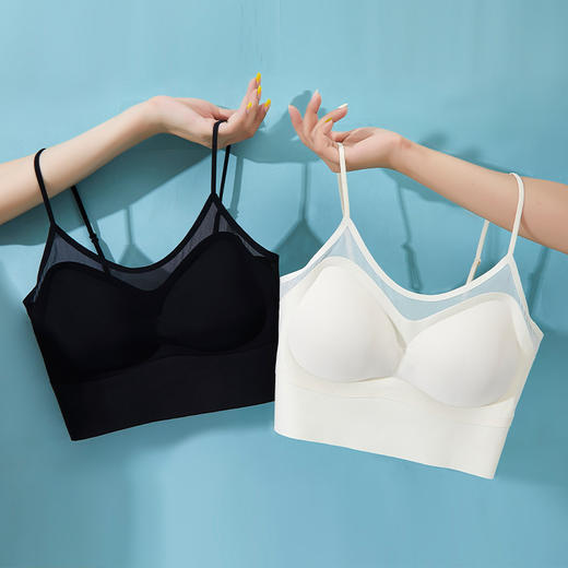 【69买一送一内外穿搭无痕美背】可调节高弹细肩带 U型交叉随心换 一片式无痕大美背 商品图3