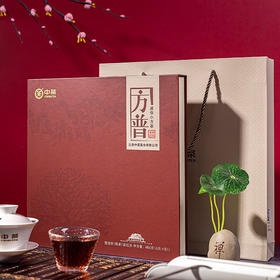 中粮-中茶 云南官方2020年普洱茶云南熟茶方普迷你小方砖486g /云南干仓直发