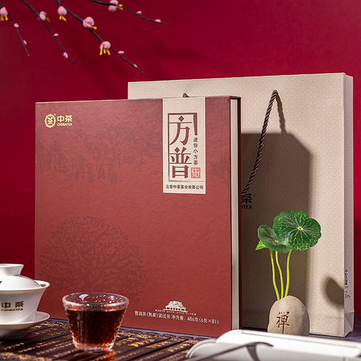中粮-中茶 云南官方2020年普洱茶云南熟茶方普迷你小方砖486g /云南干仓直发 商品图0