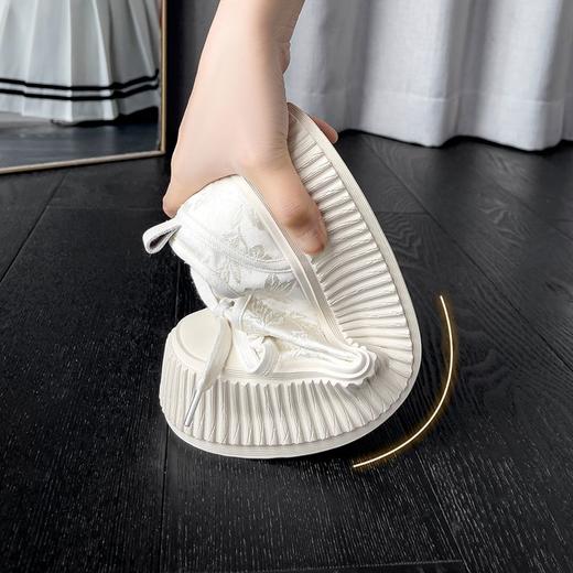 ZHR则则国风小白鞋厚底饼干鞋ins风板鞋超轻女鞋时尚运动鞋休闲鞋 商品图4