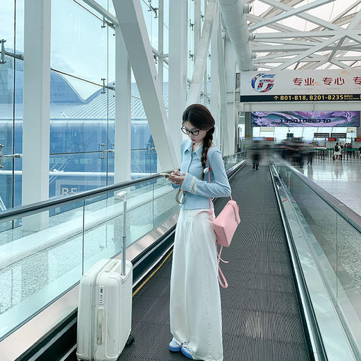 <曾小咸推荐>韩系翻领针织毛衣开衫外套 商品图1