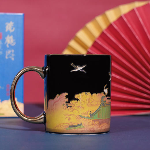 《瑞鹤图》感温变色杯 中国景德镇御器研究院出品 “当代督陶官”阳士琦大师监制 商品图1