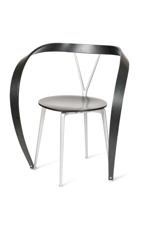 Revers Chair飘带椅扶手椅中古创意休闲别墅样板房餐厅设计师餐椅 商品图5