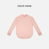 COCO ZONE 新款纯色宽松套头T恤复古圆领长袖上衣24C10333 商品缩略图8
