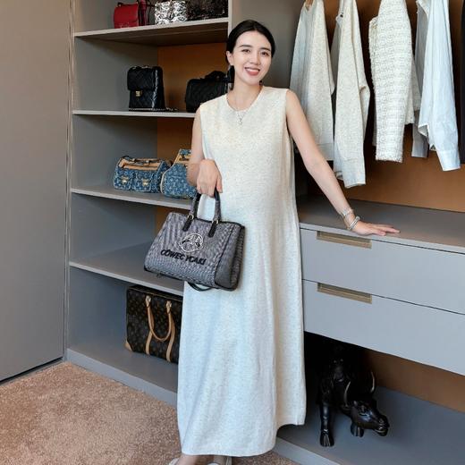 N°28 春秋款百搭针织裙无袖长款裙子宽松连衣裙9A33L281 商品图1