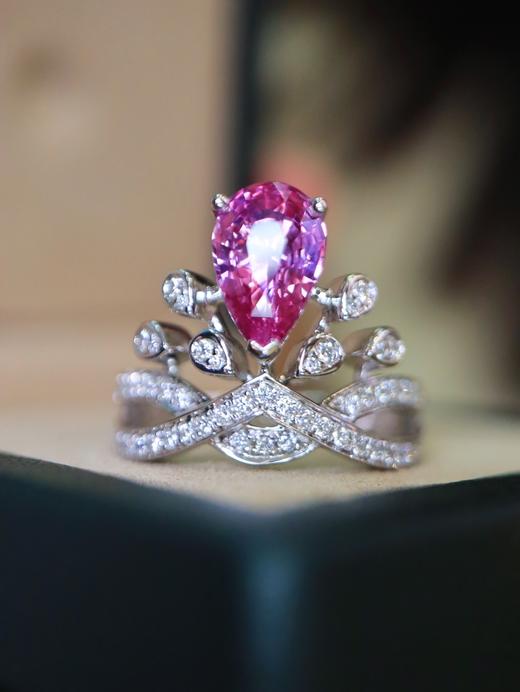 17.2ct 6.35g 粉蓝宝戒指 商品图1