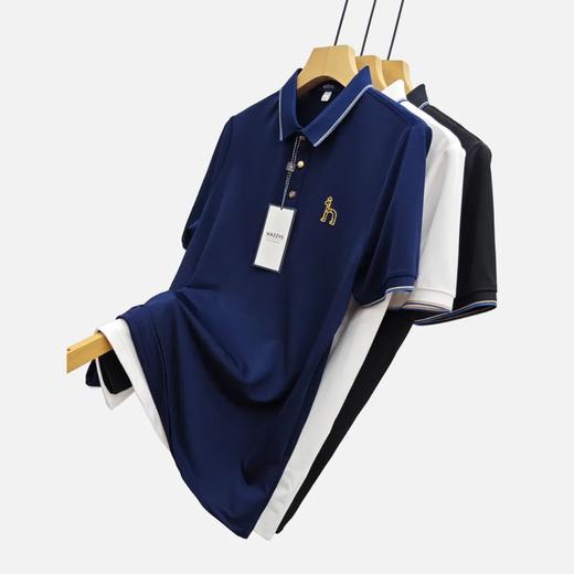 哈吉斯休闲简约金标小狗polo衫 商品图0