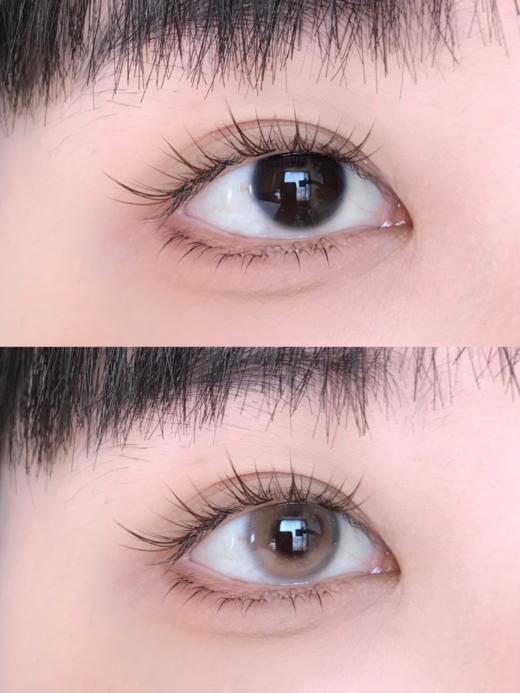 chonos 日抛 蜂蜜小饼/狠有眼光 14.2mm 琥珀棕/墨绿 一盒十片装 商品图4