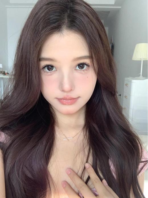 chonos 日抛 蜂蜜小饼/狠有眼光 14.2mm 琥珀棕/墨绿 一盒十片装 商品图6