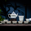 富玉景德镇玲珑手绘听雨功夫茶具套组礼盒包装 商品缩略图0