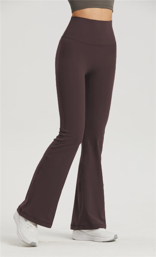 哈瓦塔无尺码高腰微喇运动裤 商品图0