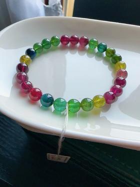 14.5g 7.1mm 碧玺手链