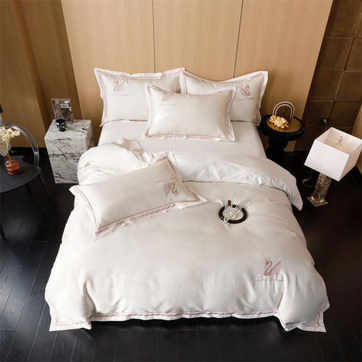 顶柔塞纳河畔色织提花四件套 商品图7