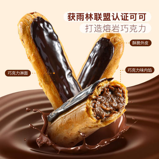 MM 山姆 SYMPHONIE PASQUIER冷冻法式闪电泡芙（糕点）800g（80g*10） 商品图2