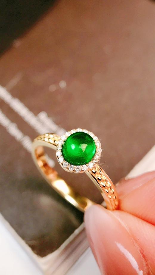 0.78ct 祖母绿戒指 商品图2