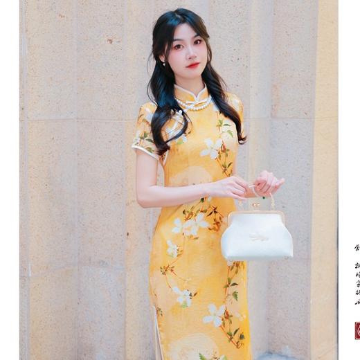 【夏至】棉麻立领斜襟日常改良旗袍新中式 商品图0