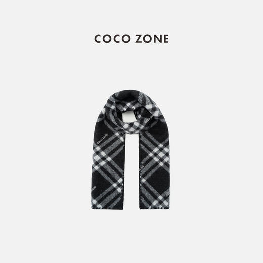 COCO ZONE 时尚撞色百搭女围巾气质保暖围脖CC1C1910 商品图0