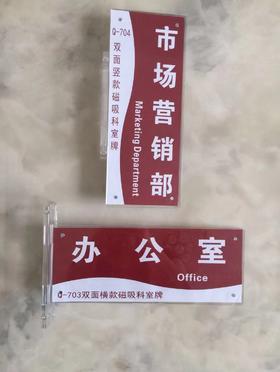 双面磁吸科室牌