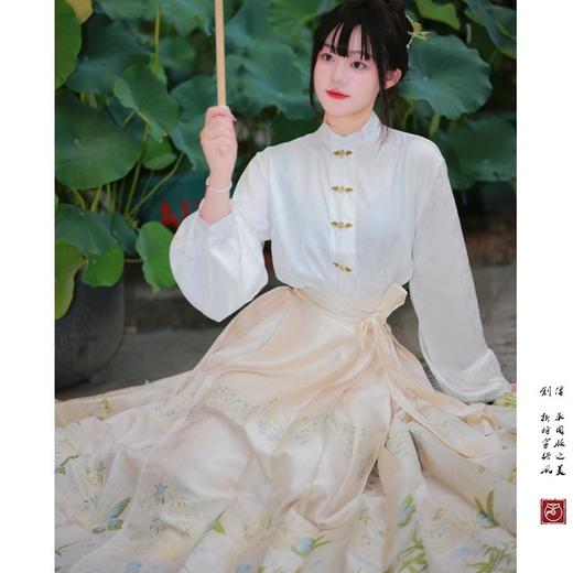【蝶游竹梦】马面裙织金妆花改良国风新中式蝶梦马面套装 商品图0