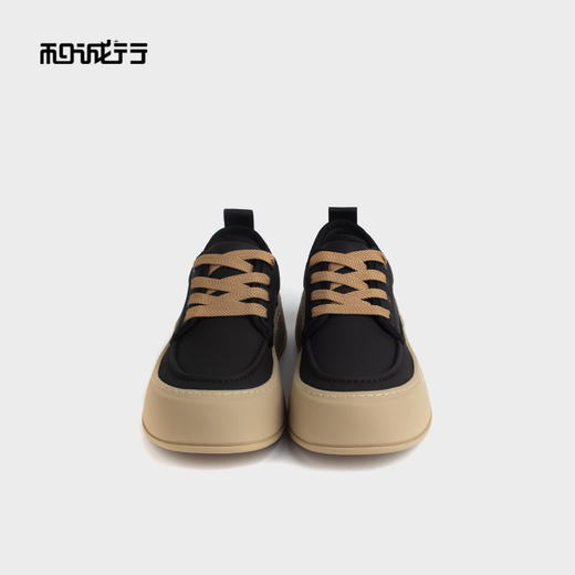和诚行 2024秋冬新款复古厚底低帮休闲鞋男鞋时尚百搭板鞋2040005 商品图2