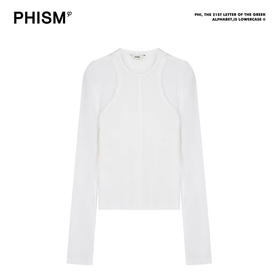 叠穿木耳边两件套T恤