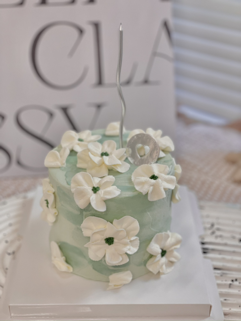 四寸小清新奶油花蛋糕 下单前请仔细阅读商品详情