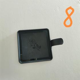 （百花烛业）慕斯托正方形8CM  pp黑色        10个*100包/箱