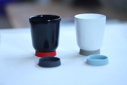 米马姐姐推荐！冬葵自留日本原单IDEUS保冷也保温的小茶杯  食品级304不锈钢内胆两个装 商品图0