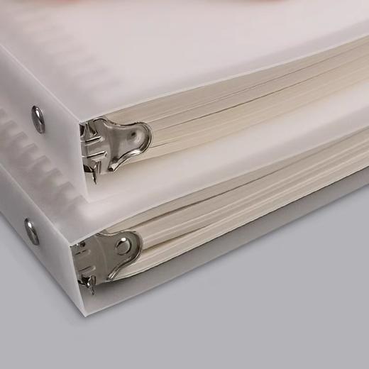 小方格活页笔记本 简约网格金属磨砂PP面1本A4/30孔B6/26孔A5/20孔替换本芯 商品图5