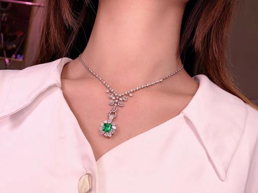 1.39ct 8.35g 祖母绿戒指吊坠 商品图7