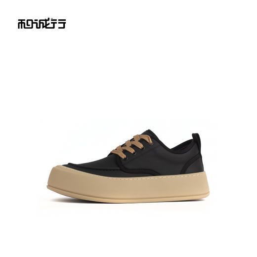 和诚行 2024秋冬新款复古厚底低帮休闲鞋男鞋时尚百搭板鞋2040005 商品图1