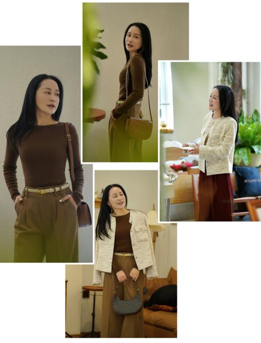 臣禾	一字领无缝针织衫JZ243090375【金猪甄选】 商品图6