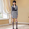 大女主套装格纹西装裙秋季连衣裙MC87DR571 商品缩略图0