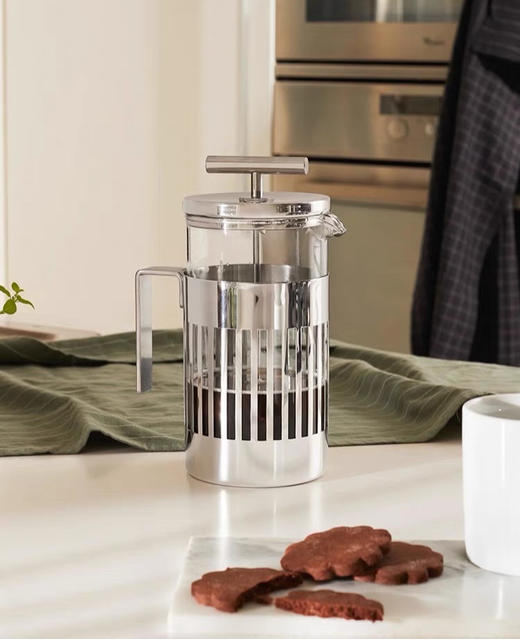 ALESSI/9094法压壶不锈钢咖啡壶手冲玻璃咖啡器具 商品图2