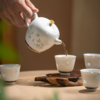富玉 景德镇玲珑陶瓷茶具旅行户外便携茶具钱兔似锦一壶四杯 商品缩略图1