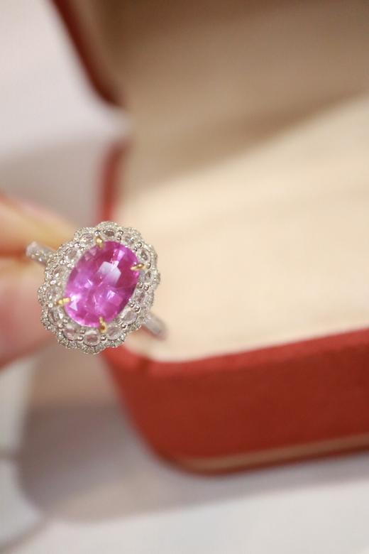 2.44ct 蓝宝石戒指 商品图5