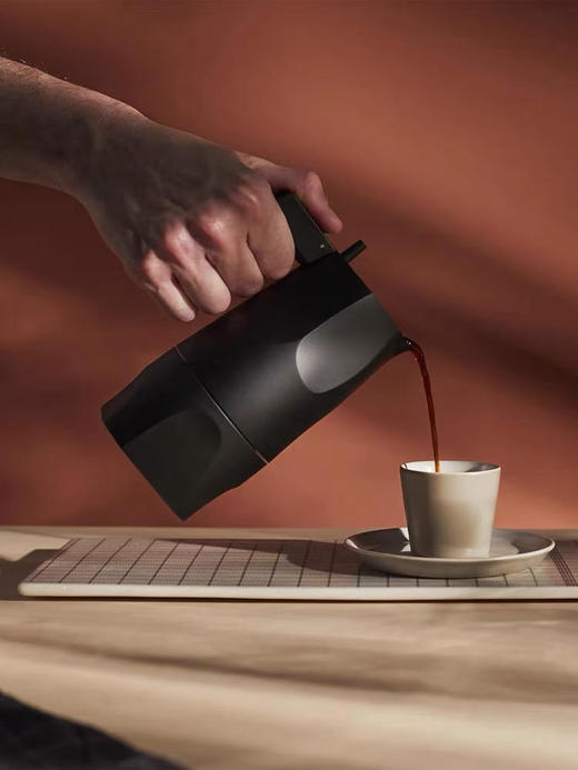 ALESSI黑曜岩摩卡壶意式浓缩咖啡机手冲咖啡壶 商品图1