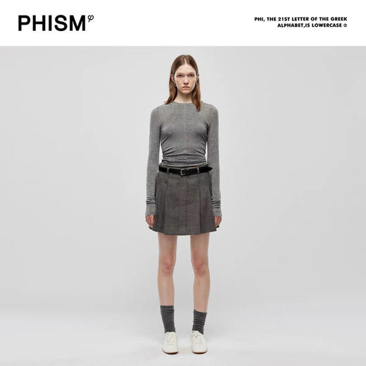 叠穿木耳边两件套T恤 商品图0