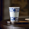 富玉  景德镇青花缠枝莲陶瓷可乐杯 个人专用茶杯水杯礼盒装 商品缩略图1