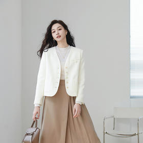 火桐hooton单排扣V领短款西装288579