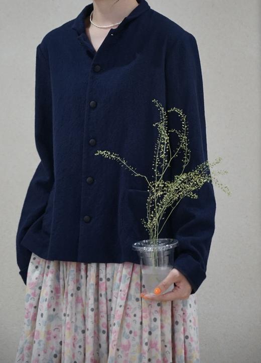 apuntob 修身版型前口袋羊毛外套 商品图0