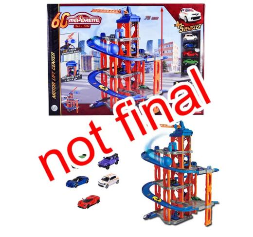 Majorette美捷轮-60周年升降中心套装 汽车模滑行轨道升降梯男儿童拼接玩具 商品图1
