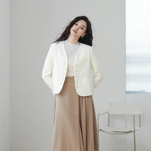 火桐hooton单排扣V领短款西装288579 商品图1