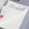 小方格活页笔记本 简约网格金属磨砂PP面1本A4/30孔B6/26孔A5/20孔替换本芯 商品缩略图4