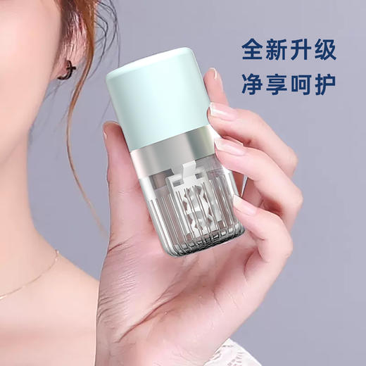 丫丫乐按压隐形眼镜美瞳清洗器隐形眼镜盒美瞳盒拉拉升级版 商品图2
