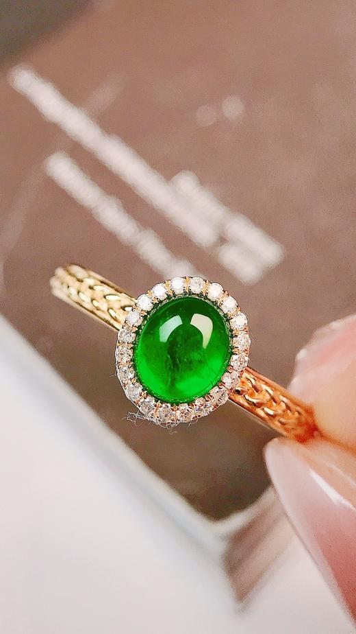 0.74ct 祖母绿戒指 商品图2