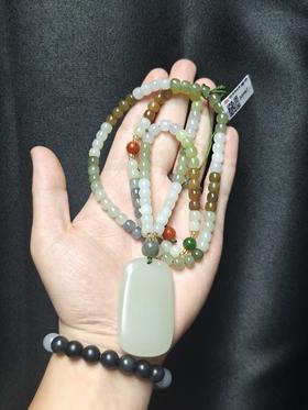 和田玉无事牌套装